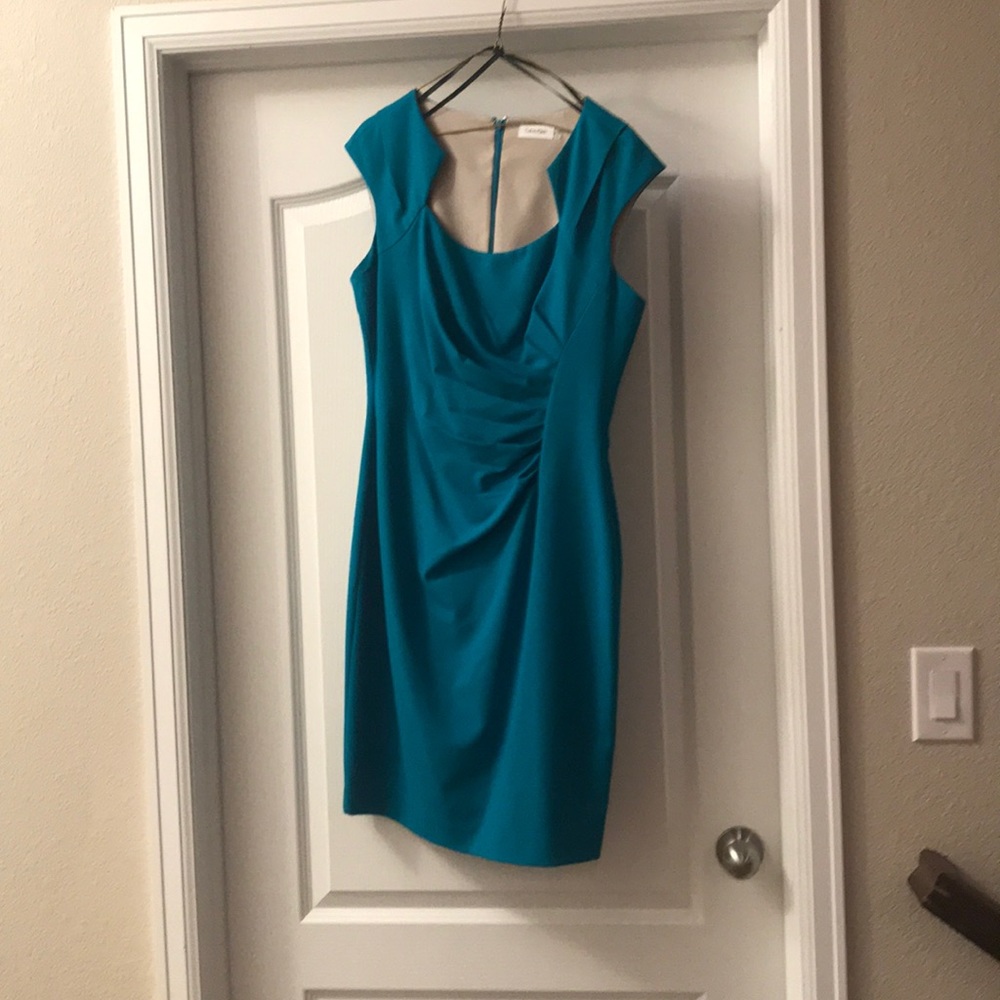 Calvin Klein Turquoise Dress